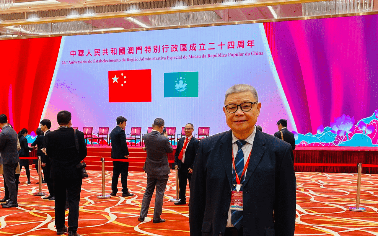 溫錦明會長代表出席澳門特別行政區成立24周年慶祝酒會